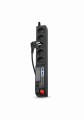 Listwa przeciwprzepięciowa Acar 504WF 3,0m czarna - 975128