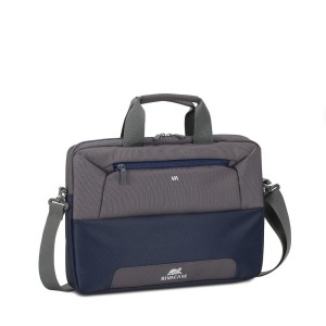Torba do notebooka 13,3-14" RIVACASE Suzuka szara, z materiału wodoodpornego
