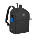 Plecak na tablet 10,5" RIVACASE Aviva, miejski, grafitowy, 6L, z materiału wodoodpornego - 1365783