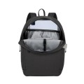Plecak na tablet 10,5" RIVACASE Aviva, miejski, grafitowy, 6L, z materiału wodoodpornego - 1365791