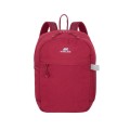 Plecak na tablet 10,5" RIVACASE Aviva, miejski, czerwony, 6L, z materiału wodoodpornego - 1365826