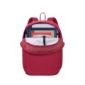 Plecak na tablet 10,5" RIVACASE Aviva, miejski, czerwony, 6L, z materiału wodoodpornego - 1365836