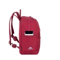 Plecak na tablet 10,5" RIVACASE Aviva, miejski, czerwony, 6L, z materiału wodoodpornego - 1365845