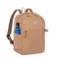 Plecak na tablet 10,5" RIVACASE Aviva, miejski, beżowy, 6L, z materiału wodoodpornego - 1365805