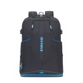 Plecak do notebooka 16" oraz drona RIVACASE Borneo gaming czarny, z materiału wodoodpornego - 1305005