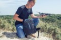 Plecak do notebooka 16" oraz drona RIVACASE Borneo gaming czarny, z materiału wodoodpornego - 1305064