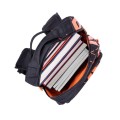 Plecak do notebooka 15,6" RIVACASE Heide 5430, 30L, dla dzieci i młodzieży, czarny/pomarańczowy, z materiału wodoodpornego - 1525152