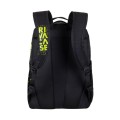 Plecak do notebooka 15,6" RIVACASE Heide 5430, 30L, dla dzieci i młodzieży, czarny/limonka, z materiału wodoodpornego - 1525110