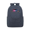 Plecak do notebooka 15,6" RIVACASE Galapagos, szary, z materiału wodoodpornego - 1365732