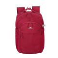 Plecak do notebooka 14" RIVACASE Aviva, czerwony, miejski, 16L, z materiału wodoodpornego - 1365889