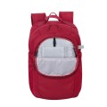 Plecak do notebooka 14" RIVACASE Aviva, czerwony, miejski, 16L, z materiału wodoodpornego - 1365894
