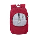 Plecak do notebooka 14" RIVACASE Aviva, czerwony, miejski, 16L, z materiału wodoodpornego - 1365895