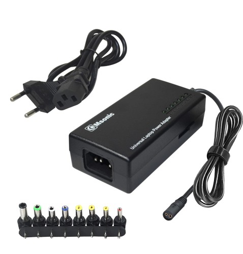 Zasilacz sieciowy uniwersalny Msonic MY1763DK 12-24V, 4A 8 końcówek, czarny - 1220980