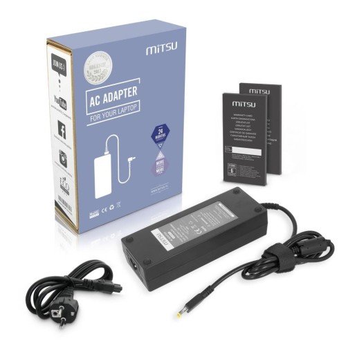 Zasilacz sieciowy Mitsu 20v 6.75a (prostokątny 11.0x4.5 pin - Yoga) do Lenovo - 1361376