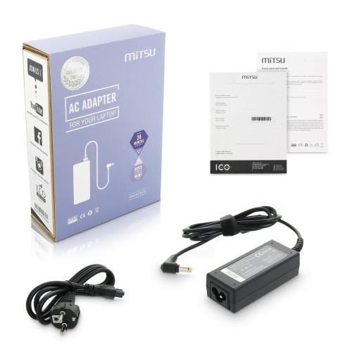 Zasilacz sieciowy Mitsu 19V 4.74A (5.5x2.5) do notebooka Asus, Toshiba, MSI, Packard Bell - 665680