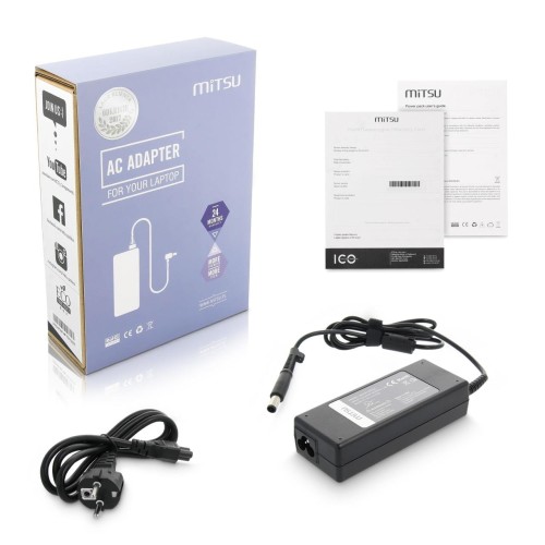 Zasilacz sieciowy Mitsu 19V 4,74A (7,4x5,0 pin) do notebooka HP, Compaq - 966349