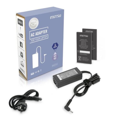 Zasilacz sieciowy Mitsu 19v 1.75a (4.0x1.35) do Asus - 986682