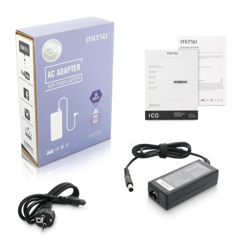 Zasilacz sieciowy Mitsu 19.5V 3.34A (7.4x5.0 pin) do notebooka Dell - 665653