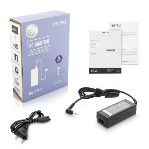 Zasilacz sieciowy Mitsu 19.5V 2.05A (4.0x1.7) do notebooka HP, Compaq, Toshiba - 966351