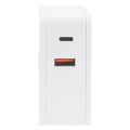 Zasilacz sieciowy Manhattan Power Delivery 230V USB-C, 60W USB-A 5V, biały - 1361769