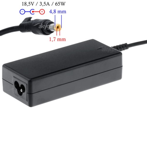 Zasilacz sieciowy Akyga AK-ND-09 do notebooka 18,5V/3,54A 65W 4.8x1.7 mm - 1236908