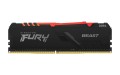 Pamięć DDR4 Kingston Fury Beast RGB 16GB (1x16GB) 1Gx8 3200MHz CL16 1,35V czarna - 1390230