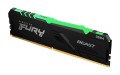 Pamięć DDR4 Kingston Fury Beast RGB 16GB (1x16GB) 1Gx8 2666MHz CL16 1,2V czarna - 1390702