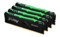 Pamięć DDR4 Kingston Fury Beast RGB 128GB (4x32GB) 3600MHz CL18 1,35V czarna - 1390564