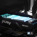 Pamięć DDR4 Kingston Fury Beast RGB 128GB (4x32GB) 3600MHz CL18 1,35V czarna - 1390569