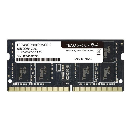 Pamięć SODIMM DDR4 Team Group Elite 8GB (1x8GB) 3200MHz CL22 1,2V - 1528556