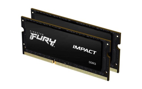 Pamięć SODIMM DDR3 Kingston Fury Impact 16GB (2x8GB) 1600MHz CL9 1,35V czarna - 1391172