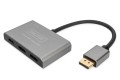 Hub/Koncentrator DIGITUS 3-portowy DisplayPort na 2xDisplayPort/1xHDMI 4K/60Hz MST 0,2m - 1526862