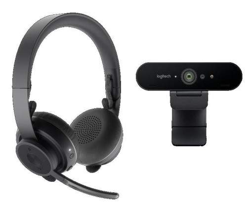 Zestaw słuchawki + kamera Logitech Pro personal collaboration kit - 969300