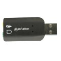 Karta dźwiękowa zewnętrzna Manhattan 3D Virtual 5.1 / USB 2.0 - 1467982