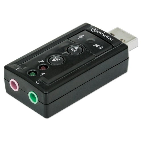 Karta dźwiękowa zewnętrzna Manhattan 3D 7.1 Audio / HiSpeed USB 2.0 - 1467970