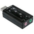 Karta dźwiękowa zewnętrzna Manhattan 3D 7.1 Audio / HiSpeed USB 2.0 - 1467972
