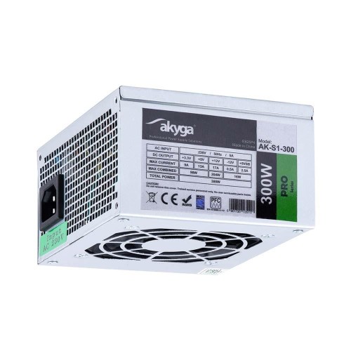 Zasilacz SFX Akyga AK-S1-300 300W 80mm Spraw >70% - 969968