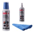 Activejet AOC-269 Zestaw do czyszczenia ekranów 2w1 250 ml/20x20 cm, Płyn czyszczący do ekranów i Ściereczka czyszcząca z mikrofibry 15x18cm - 1148954