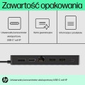 HP USB-C Universal Multiport 50H98AA,2xUSB-A,USB-C,USB-C passtrought,1xHDMI,1xDP,1xRJ45,czarny - 1497586