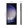 Smartfon Samsung Galaxy S23 Ultra (S918) 8/256GB 6,8" Dynamic AMOLED 2X 3088x1440 5000mAh Dual SIM 5G Phantom Black - 1431246