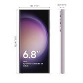Smartfon Samsung Galaxy S23 Ultra (S918) 8/256GB 6,8" Dynamic AMOLED 2X 3088x1440 5000mAh Dual SIM 5G Lavender - 1607311