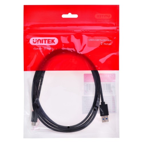 UNITEK KABEL USB 3.1 TYP-A - TYP-C M/M 2M - 1495801