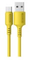 SOMOSTEL KABEL 3100MAH QUICK CHARGER 1.2M SMS-BP06 MACARON TYP-C YELLOW - 1435415