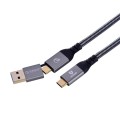 ORICO KABEL USB-C + USB-A, 20 GBPS, 4K, 100W, 2M - 1483127