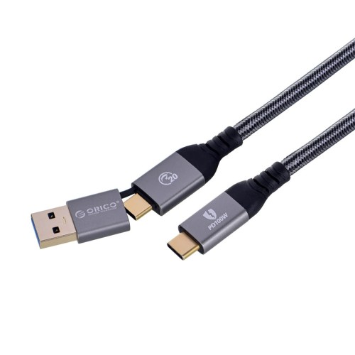 ORICO KABEL USB-C + USB-A, 20 GBPS, 4K, 100W, 2M - 1483127