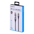 ORICO KABEL USB-C + USB-A, 20 GBPS, 4K, 100W, 2M - 1488567
