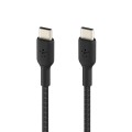 BELKIN KABEL USB-C - USB-C 2.0, OPLOT, 1M, CZARNY - 1517991