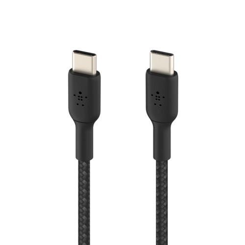 BELKIN KABEL USB-C - USB-C 2.0, OPLOT, 1M, CZARNY - 1517991