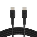 BELKIN KABEL USB-C - USB-C 2.0, OPLOT, 1M, CZARNY - 1517992