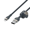 BELKIN KABEL USB-A TO LIGHTNING, BRAIDED, SILICONE, 1M, NIEBIESKI - 1470892